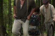 【ヘンリー塚本】荷車で山奥の小屋へと運び込まれた巨乳美女。巨乳をむしゃぶられ犯されてしまう Post2