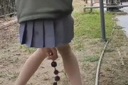 【動画像】”女子〇生” が野外でアナルビーズを引き抜く動画がバズるｗｗｗｗｗ