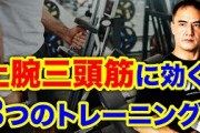 【筋トレ】上腕三頭筋に効かせる筋トレ教えてくれｗｗｗｗｗｗ