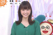 【画像】渡邊渚アナが豪快に胸チラ！谷間が深すぎる　（GIF＆動画あり）