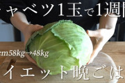 【朗報】主食をキャベツにしたら激痩せしたｗｗｗｗｗｗｗ