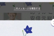 【悲報】安倍元総理のデジタル献花サイト、荒される………