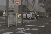 【GIF】交通事故が頻繁に起きる交差点に監視カメラを設置した結果