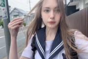 【動画】日本の制服を着た白人美少女JKさんが2次元レベルだと話題に