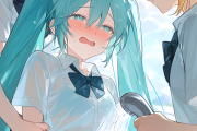 【二次エロ】プール掃除で女の子同士がふざけてエロいことしちゃってるエロ画像