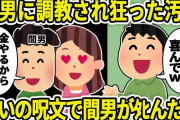 【2ch修羅場】間男に襲われ調教された汚嫁「イッチが迫ってくるの気持ち悪ｗ」→汚嫁に呪いの呪文をかけた結果、間男ﾀﾋんだ…【2chスレ】【ゆっくり解説】