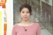 【画像】TBS上村彩子アナのサーモンピンクの乳がたまらねえええ