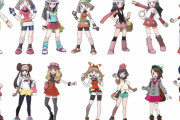 【画像】ポケモンの歴代ヒロインをご覧くださいｗｗｗｗｗｗ