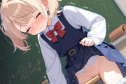 【二次エロ】しぐれういが教室でこっそりオナニーしてるエロ画像