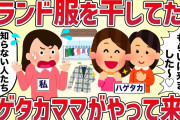 「あれってバーバリーよね？ちょうだい」ブランド服を庭に干してたらハゲタカママ達がやって来た‥【女イッチの修羅場劇場】2chスレゆっくり解説