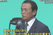 【画像】麻生太郎が20歳と未成年の違いを語るｗｗｗｗｗｗ