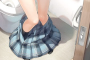 【画像】トイレ中の女の子「ちょっと！💦私が入ってたの知ってたでしょ？！💢💦」