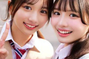 【校内ハメ散歩】学園アイドルの美少女2人を独占！放課後の秘密セックス