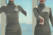 日向坂46藤嶌果歩がTikTokで巨乳スレンダーボディのエロいダンスを披露