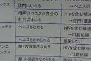 【画像】関係無いだろうけど、HIVに感染する行為一覧貼っとくね