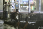 【悲画像】韓国兄さん、台風9号でガチで壊滅してしまう
