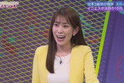 【画像】W杯番組で中川安奈アナのおっぱいが飛び出してしまう