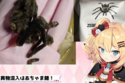人気VTuber、タランチュラをラーメンに入れて食してしまう