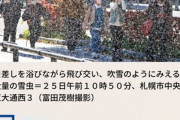 【画像】札幌のお外の様子がお前らの想像してる100倍ヤバい