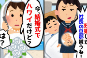 【2chスカッとスレ】社長の夫を奪った18歳の妹から略奪自慢「妊娠したから私が社長夫人ねｗ」→私「今ハワイで結婚式だけど…」妹「は？」勘違いする妹に真実を伝えた結果…【ゆっくり】