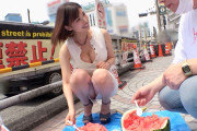 ★【18禁】新宿でスイカ割りをしたら、スイカップ美巨乳とセックスできた話ｗｗｗ【画像20枚】【動画あり】