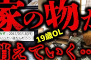 毎日、家のものが消えていく…【2chスレ】