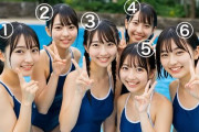 【画像】どのスク水女子とエッチしたい？