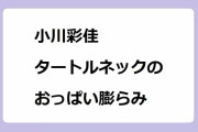 小川彩佳｜タートルネックのおっぱい膨らみ！news23