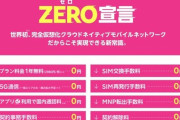 【朗報】楽天モバイル「契約も解約もMNP転出もSIM再発行も全て無料でぃーすｗ」