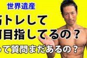 ワイ「お前そんなに筋トレ頑張ってどこ目指してるの？大会とか？」トッモ「…………おまえさぁ」