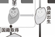 【日本ヤバい】 外国人の親が、子に日本国籍を取得するため、出生時に日本人と偽装結婚する手口が発覚