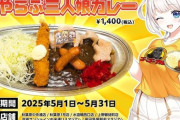 【画像】ゴーゴーカレーさん何を血迷ったのかDMMのエロソシャゲと店頭コラボしてしまう…