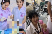 『ガチ』女子看護学生が病院でチンチンを洗浄練習してる動画, AVでもないのにエロい..www