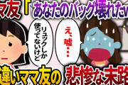 ママ友「昨日あんたが持ってた高級バッグ壊しちゃったww」私「昨日はリュックだったけど？」→勘違いしたママ友の悲惨な末路…【2chスカッと・ゆっくり解説】