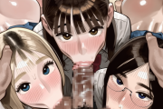 【二次エロ】ガチでシコいハーレムフェラチオエロ画像