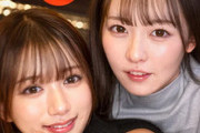 【北岡果林と西元めいさのプライベート逆3P】夢のチ●ポを奪い合うハーレム中出しSEX