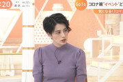 【画像】ホラン千秋さんのニットおっぱいが凄い