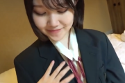 【無修正 エロ動画】 超かわいい優等生タイプの制服美少女とホテルでハメ撮り