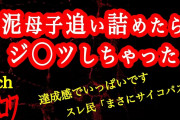 【2ch】泥親子が消えたのでお祝いパーティーをしました【ヒトコワ】