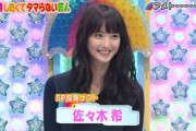 佐々木希が1番可愛かった時代、2013年説ｗｗｗ