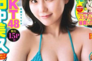 HKT48田中美久ちゃん、爆乳水着グラビアがデカすぎるwwwwwwww7回目の「週チャン」で大ボリュームバストを大胆披露！！！