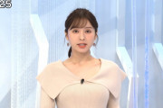 【画像】テレ東の角谷暁子アナ、おっぱいが上向きでエローい