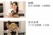 本田三姉妹「お肉」→6時間で40万再生