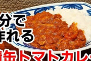【速報】サバ缶トマトカレー、健康面で最強な上に美味い