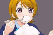 【米食の日】山盛りご飯食べてる女子達の二次エロ画像