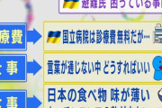 【悲報】ウクライナ難民「日本の食事マッッッズ！！！！！！！」