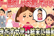 【2ch感動】私「一番欲しいの選んでいいよ」→女児が泣いた理由に感動【いい話スレ】