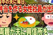 【2ch修羅場】長期出張中の夫に手弁当を持たせる女性社員が出現！急遽出張先へ凸した結果！[後編]