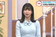 【画像】NHK山下佳織アナのパツパツに張ったデカパイがたまらん