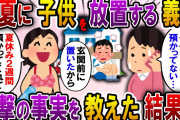 【2ch スカっと】義実家で同居中の姑が入院。義姉「今年の夏休みも２週間預かってくれてありがとうｗ」→嫁「あなた誰ですか？」実は…【スカっとする話】